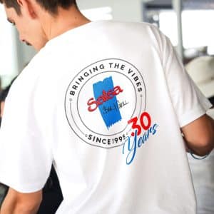 Salsa's special edition 30th birthday t-shirts