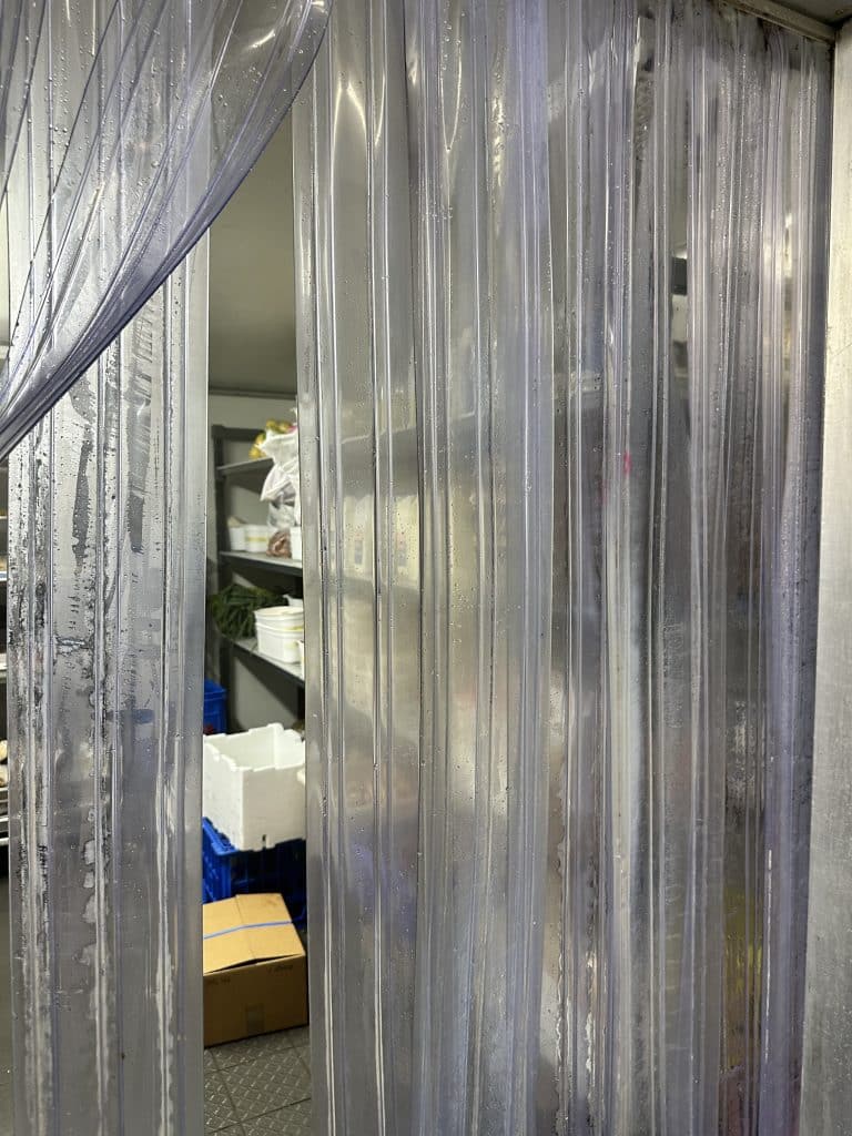 Cold Room curtains help improve Salsa's energy efficiency